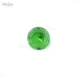 Semi Precious TSavorite AAA Quality 4x4mm Round Cut Loose Stone For Sale, 4 Piece