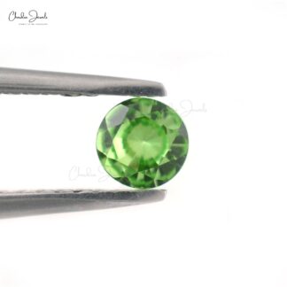 Natural Faceted Round Cut 1.74 Carat Tsavorite Loose Gemstone For Jewelry, 6 Piece