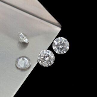 Brilliant Cut 4mm I1-I2/G-H Diamond 25 Pointers Loose Stone for Jewelry, 1 Piece