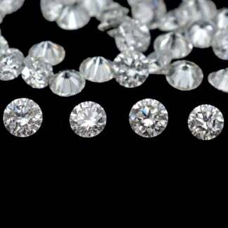 High Quality 2.30 – 2.60mm Melee Diamond SI Clarity Round Cut Loose Stone For Jewelry, 1 Piece