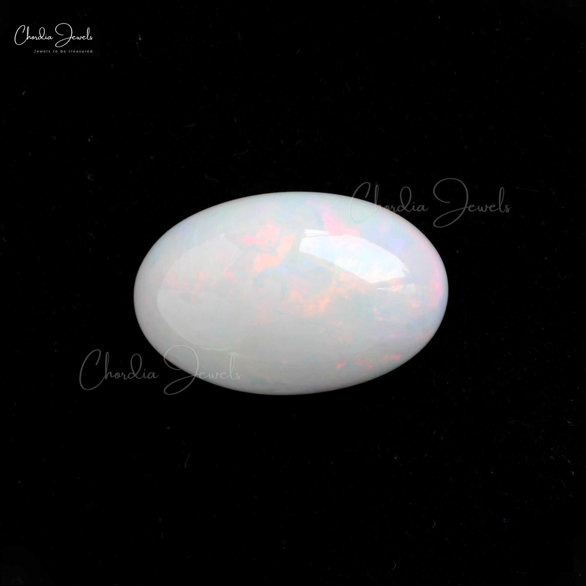 AAA Quality Fire Opal 20.38 Ct Oval Cabochon Stone For Jewelry, 1 Piece