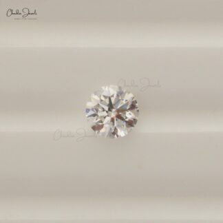 Genuine White Diamond 3.8mm Brilliant Cut Precious Loose Stone For Sale, 1 Piece